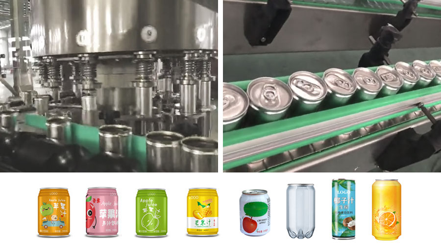 易拉罐果汁灌裝機 易拉罐果汁灌裝機